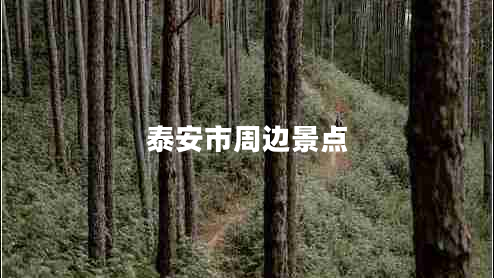 泰安市周邊景點