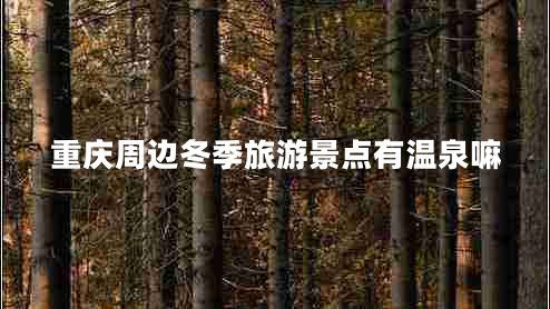 重慶周邊冬季旅游景點(diǎn)有溫泉嘛