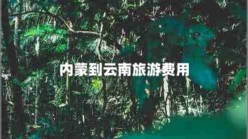 內(nèi)蒙到云南旅游費用