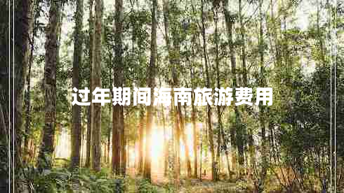 過(guò)年期間海南旅游費(fèi)用 過(guò)年期間海南旅游費(fèi)用