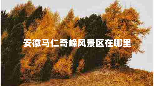 安徽馬仁奇峰風(fēng)景區(qū)在哪里