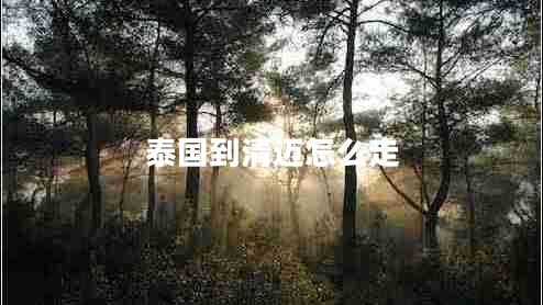 泰國到清邁怎么走