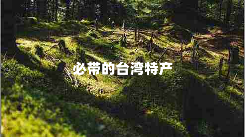 必帶的臺(tái)灣特產(chǎn)