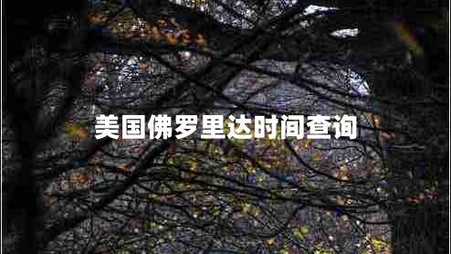 美國(guó)佛羅里達(dá)時(shí)間查詢