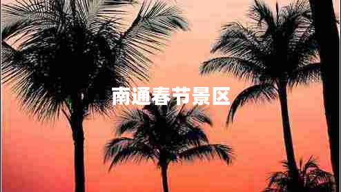 南通春節(jié)景區(qū)