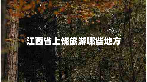 江西省上饒旅游哪些地方