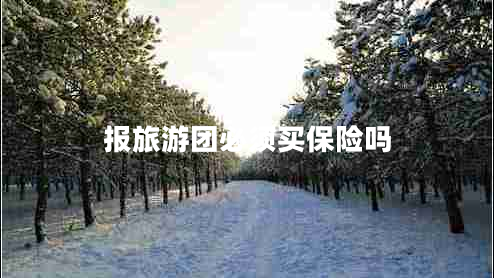 報(bào)旅游團(tuán)必須買保險(xiǎn)嗎