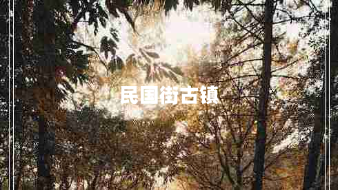 民國街古鎮(zhèn)