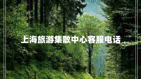 上海旅游集散中心客服電話