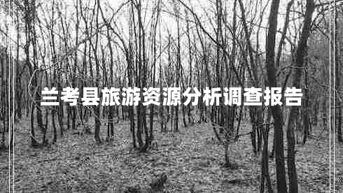 蘭考縣旅游資源分析調(diào)查報(bào)告