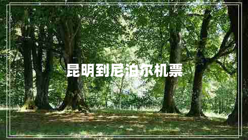 昆明到尼泊爾機(jī)票