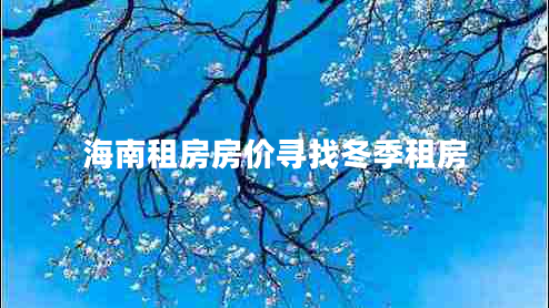海南租房房?jī)r(jià)尋找冬季租房 海南租房房?jī)r(jià)尋找冬季租房