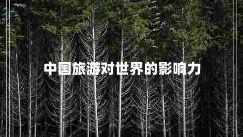 中國旅游對世界的影響力