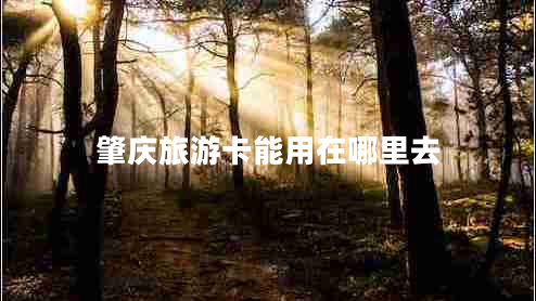 肇慶旅游卡能用在哪里去 肇慶旅游卡能用在哪里去