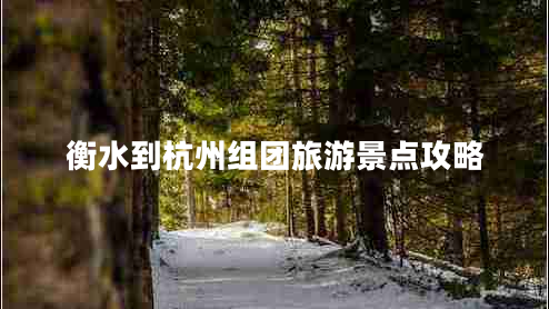 衡水到杭州組團旅游景點攻略