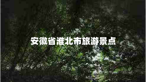 安徽省淮北市旅游景點(diǎn)