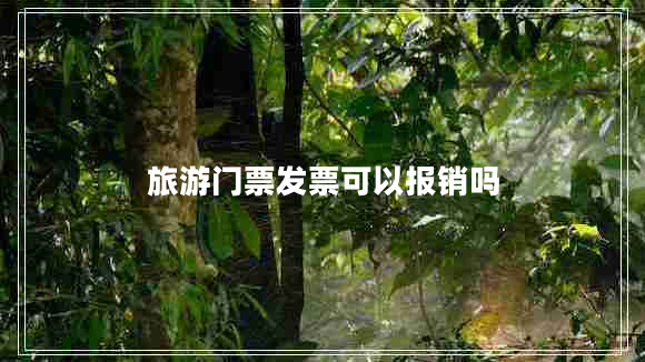 旅游門票發(fā)票可以報銷嗎