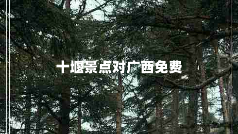 十堰景點(diǎn)對(duì)廣西免費(fèi)