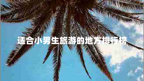 適合小男生旅游的地方排行榜