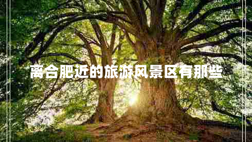 離合肥近的旅游風(fēng)景區(qū)有那些