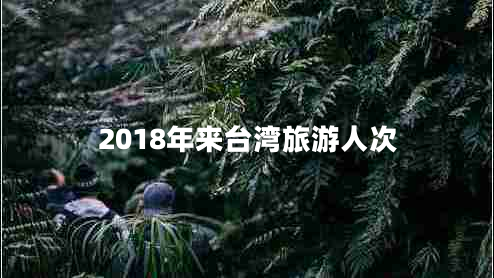 2018年來臺灣旅游人次