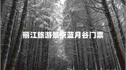 麗江旅游景點(diǎn)藍(lán)月谷門票