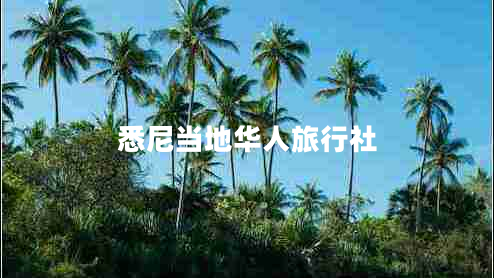 悉尼當?shù)厝A人旅行社
