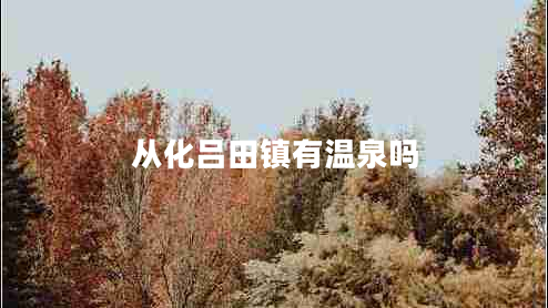 從化呂田鎮(zhèn)有溫泉嗎