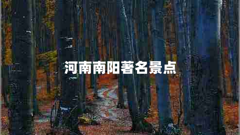 河南南陽(yáng)著名景點(diǎn)