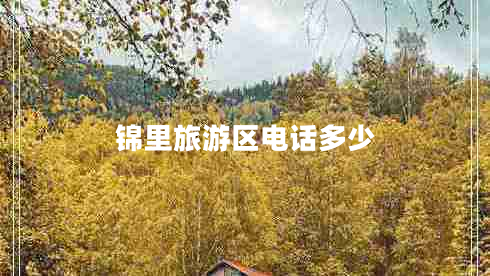 錦里旅游區(qū)電話多少
