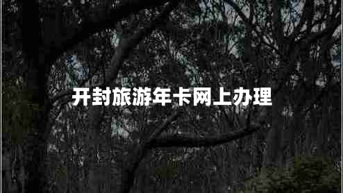 開封旅游年卡網(wǎng)上辦理