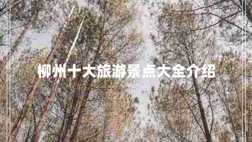 柳州十大旅游景點(diǎn)大全介紹