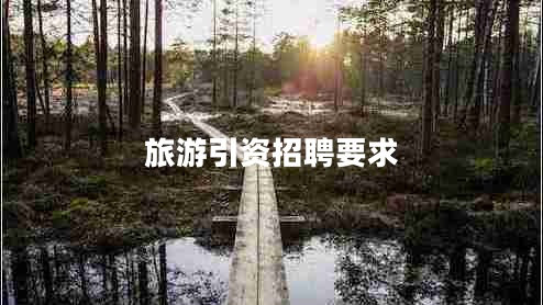 旅游引資招聘要求