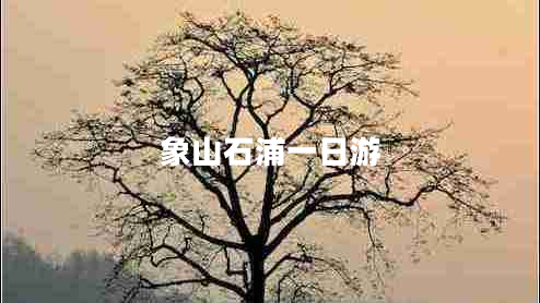 象山石浦一日游 象山石浦一日游