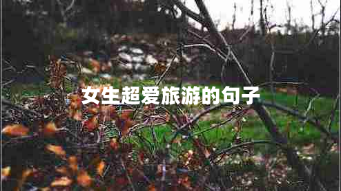 女生超愛旅游的句子