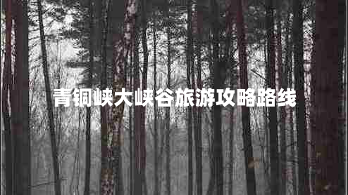 青銅峽大峽谷旅游攻略路線