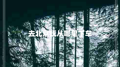去北京玩從哪里下車