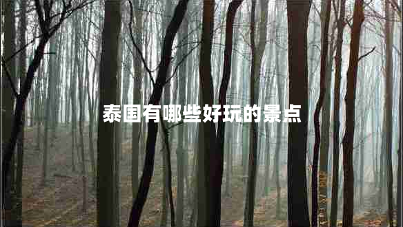 泰國有哪些好玩的景點(diǎn)