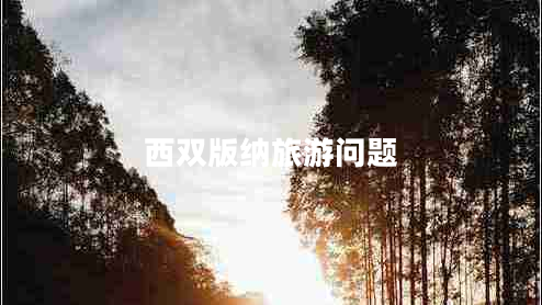 西雙版納旅游問(wèn)題