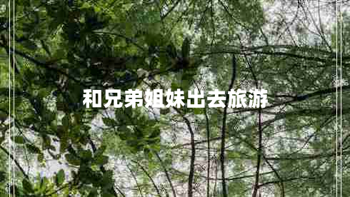 和兄弟姐妹出去旅游