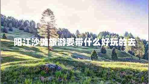 陽江沙灘旅游要帶什么好玩的去