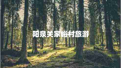 陽泉關(guān)家峪村旅游 陽泉關(guān)家峪村旅游