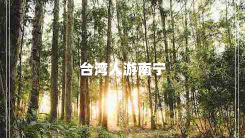 臺灣人游南寧 臺灣人游南寧