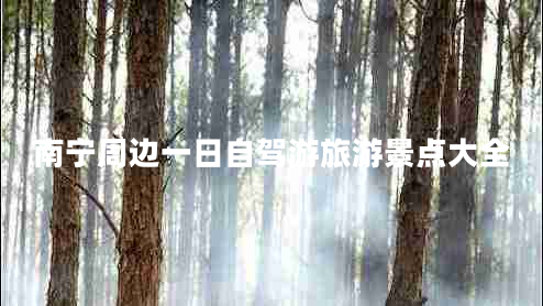 南寧周邊一日自駕游旅游景點(diǎn)大全
