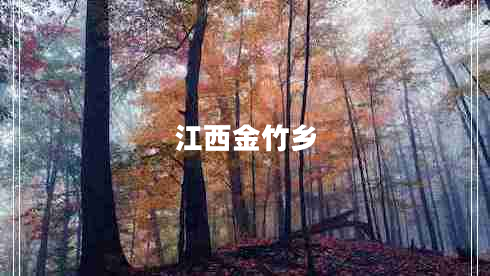 江西金竹鄉(xiāng) 江西金竹鄉(xiāng)