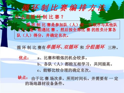 競(jìng)賽編排的方法有哪些?