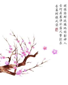 關(guān)于梅花花詩句古詩大全