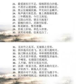 古詩(shī),詩(shī)句,初中,重點(diǎn)