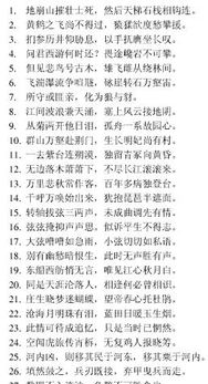 語(yǔ)文高中必修3古詩(shī)句重點(diǎn)