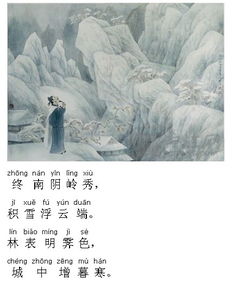古詩,詩句,終南,望馀雪